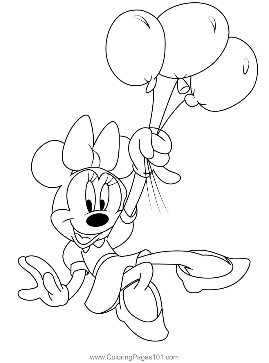 37 Fun Minnie Mouse Coloring Pages Printable 34