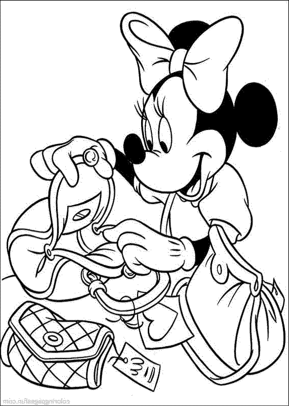 fun minnie mouse coloring pages printable jpg