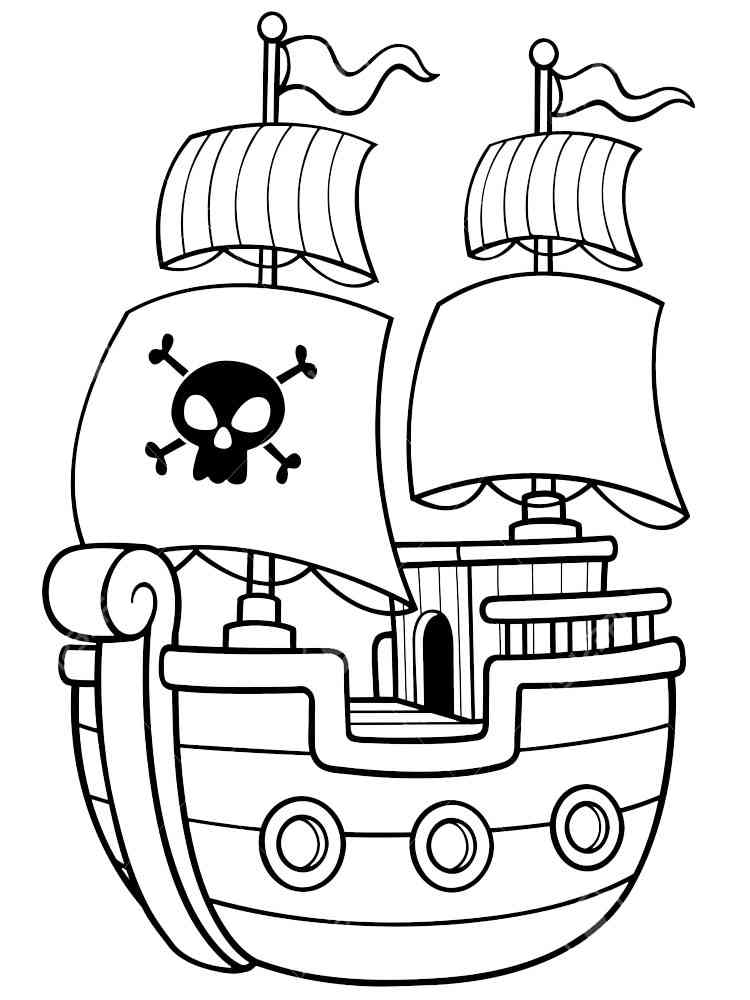 37 Nautical Ship and Boat Coloring Pages Printable 21