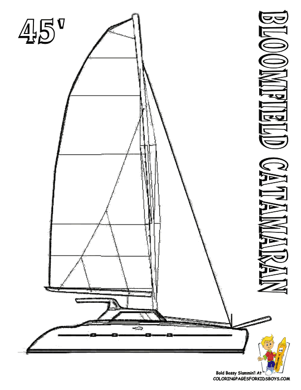 37 Nautical Ship and Boat Coloring Pages Printable 31