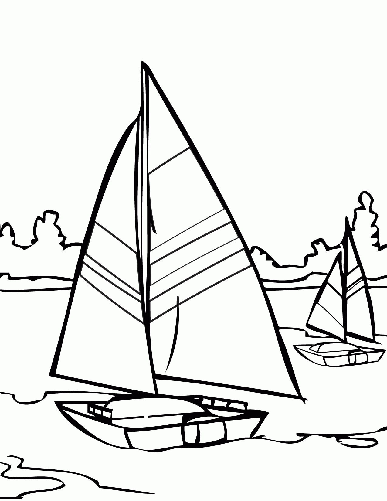 37 Nautical Ship and Boat Coloring Pages Printable 4