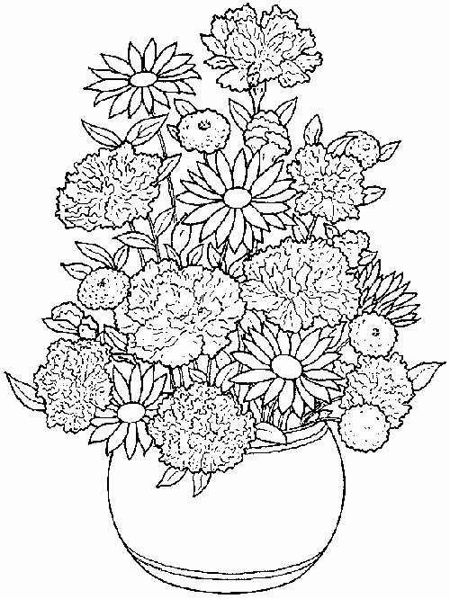 37 Simple Vase Coloring Page Printable Coloring Pages 18