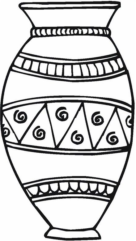 37 Simple Vase Coloring Page Printable Coloring Pages 21