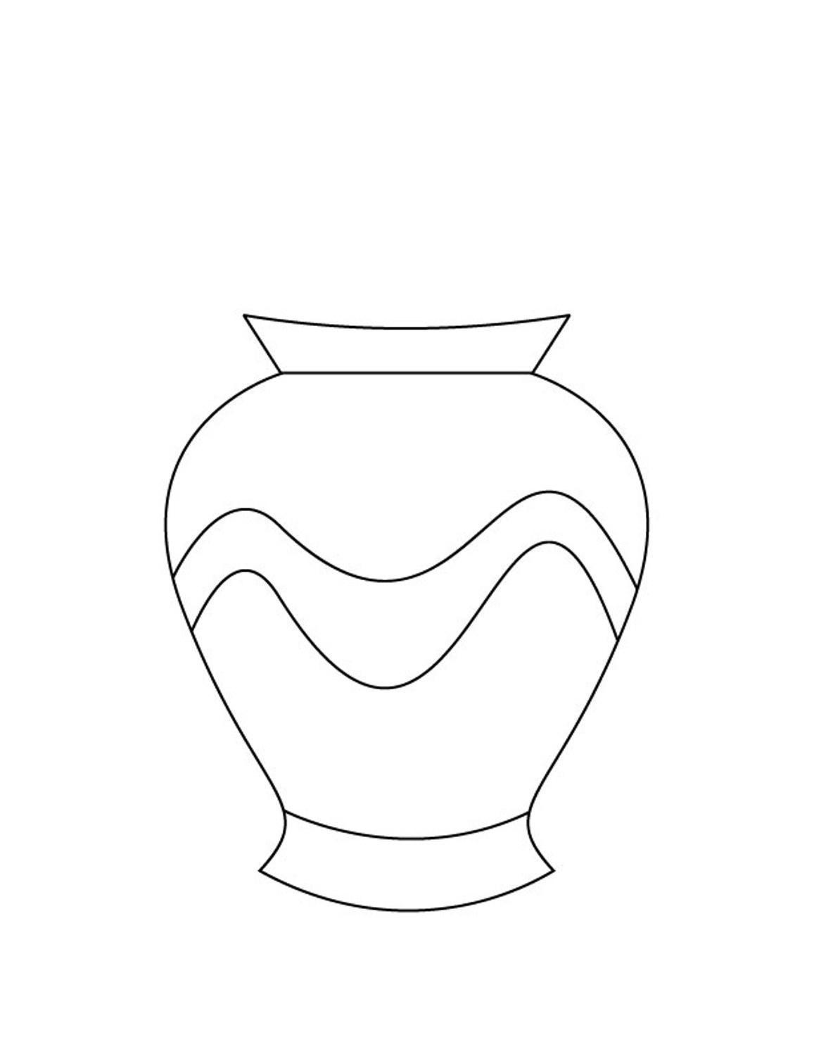 37 Simple Vase Coloring Page Printable Coloring Pages 24