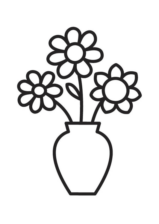 37 Simple Vase Coloring Page Printable Coloring Pages 25