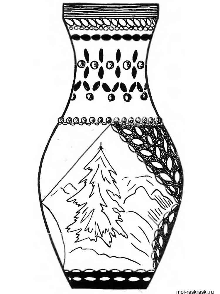 37 Simple Vase Coloring Page Printable Coloring Pages 5