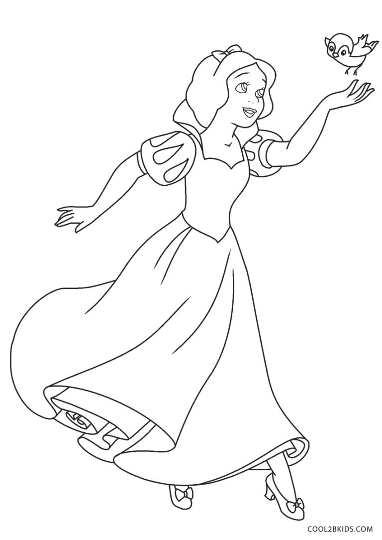 37 Snow White Coloring Pages Printable 11