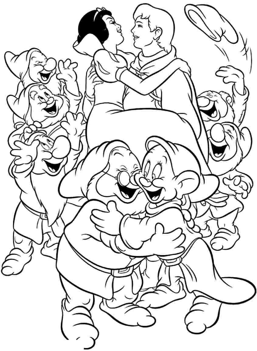 37 Snow White Coloring Pages Printable 13