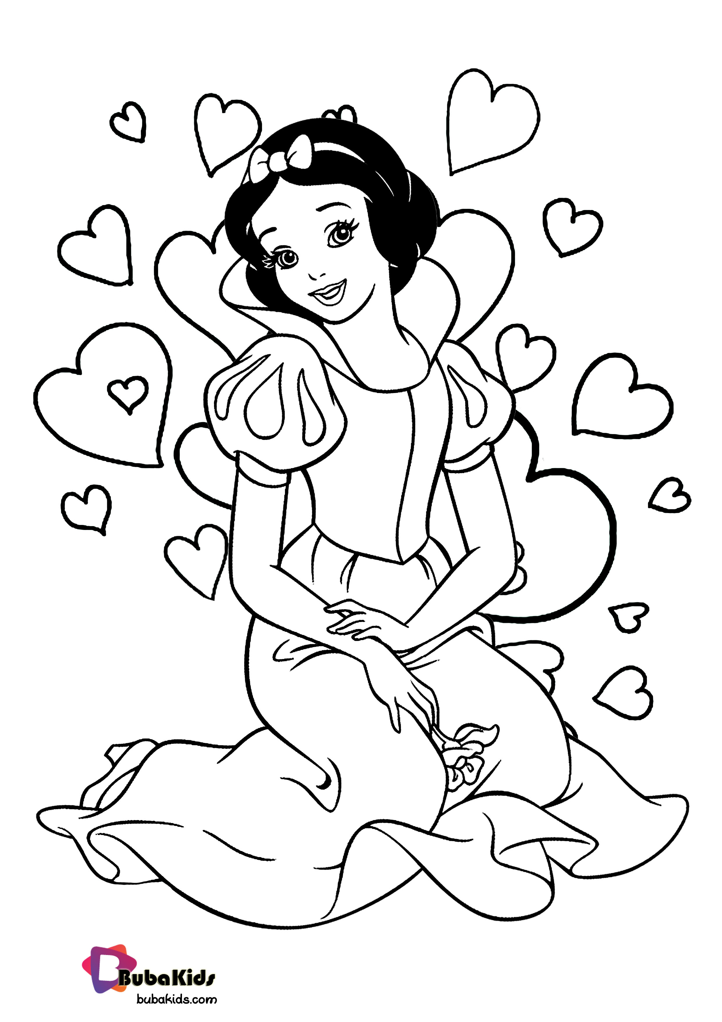 37 Snow White Coloring Pages Printable 14