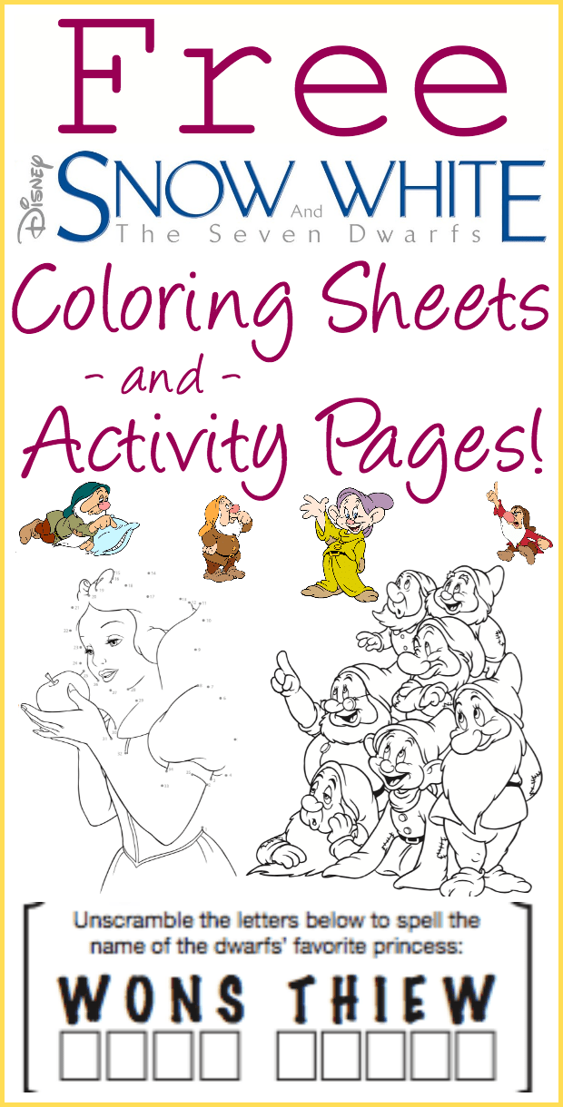 37 Snow White Coloring Pages Printable 18