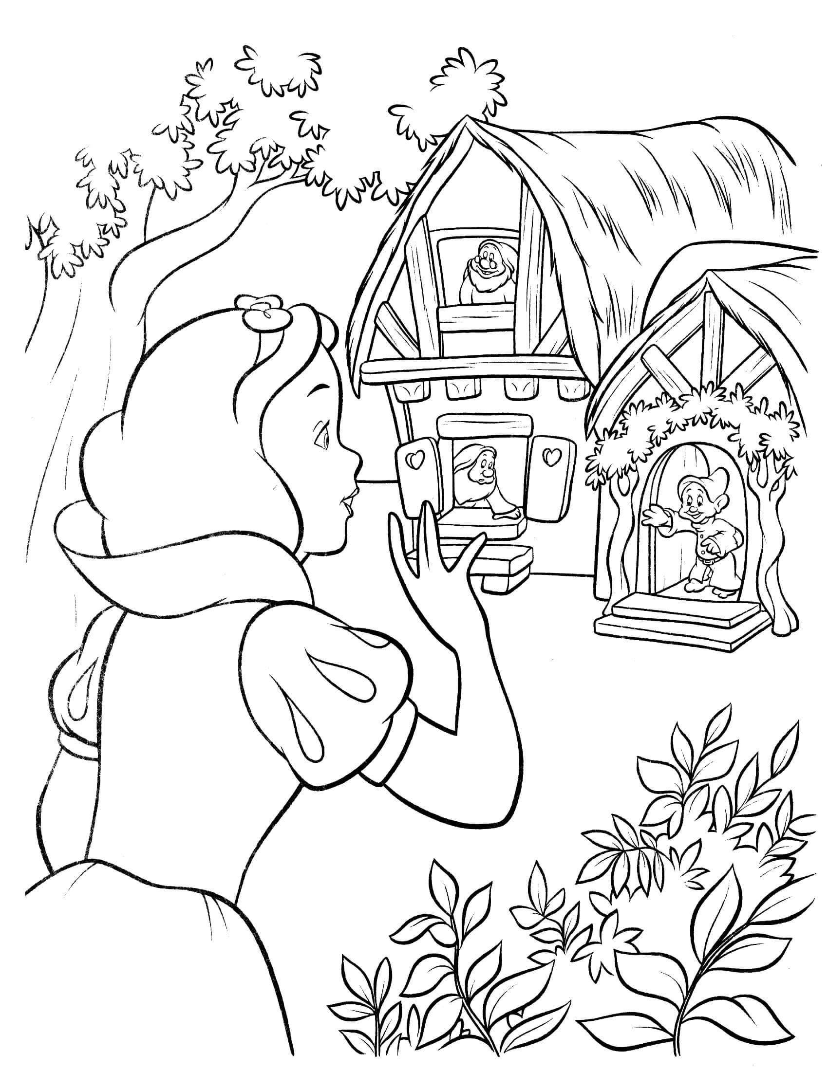 37 Snow White Coloring Pages Printable 24