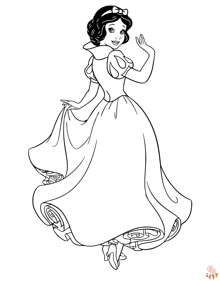 37 Snow White Coloring Pages Printable 25