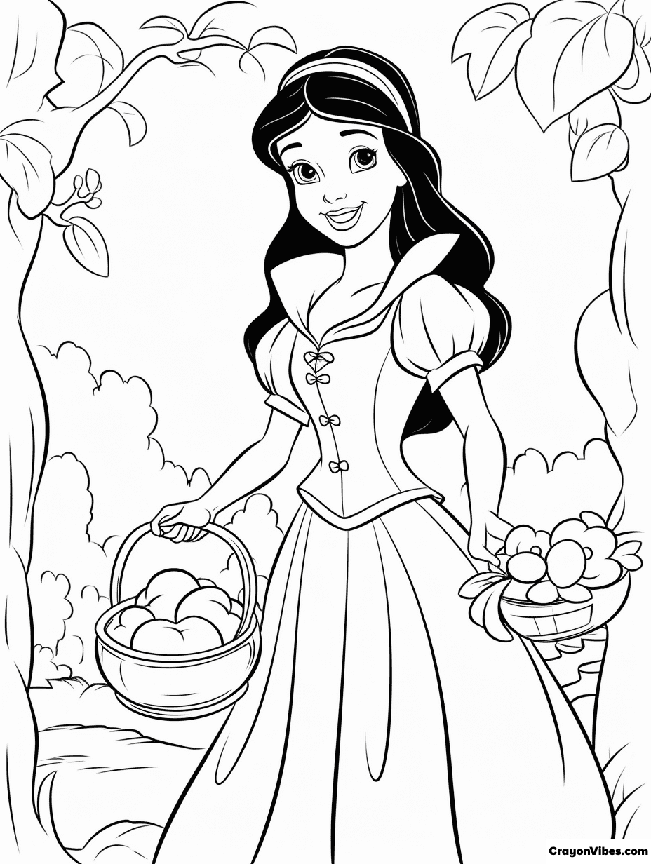 37 Snow White Coloring Pages Printable 26