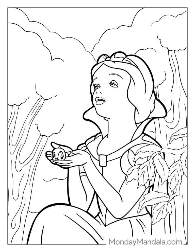 37 Snow White Coloring Pages Printable 27