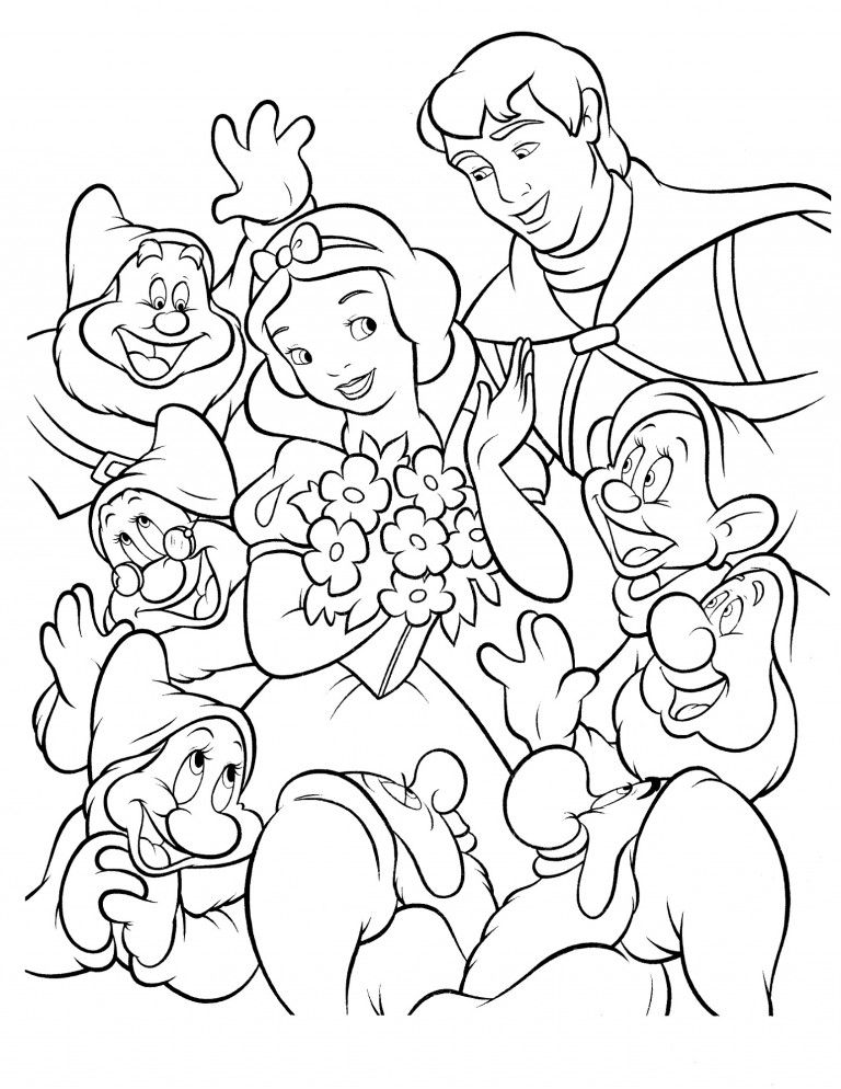 37 Snow White Coloring Pages Printable 32