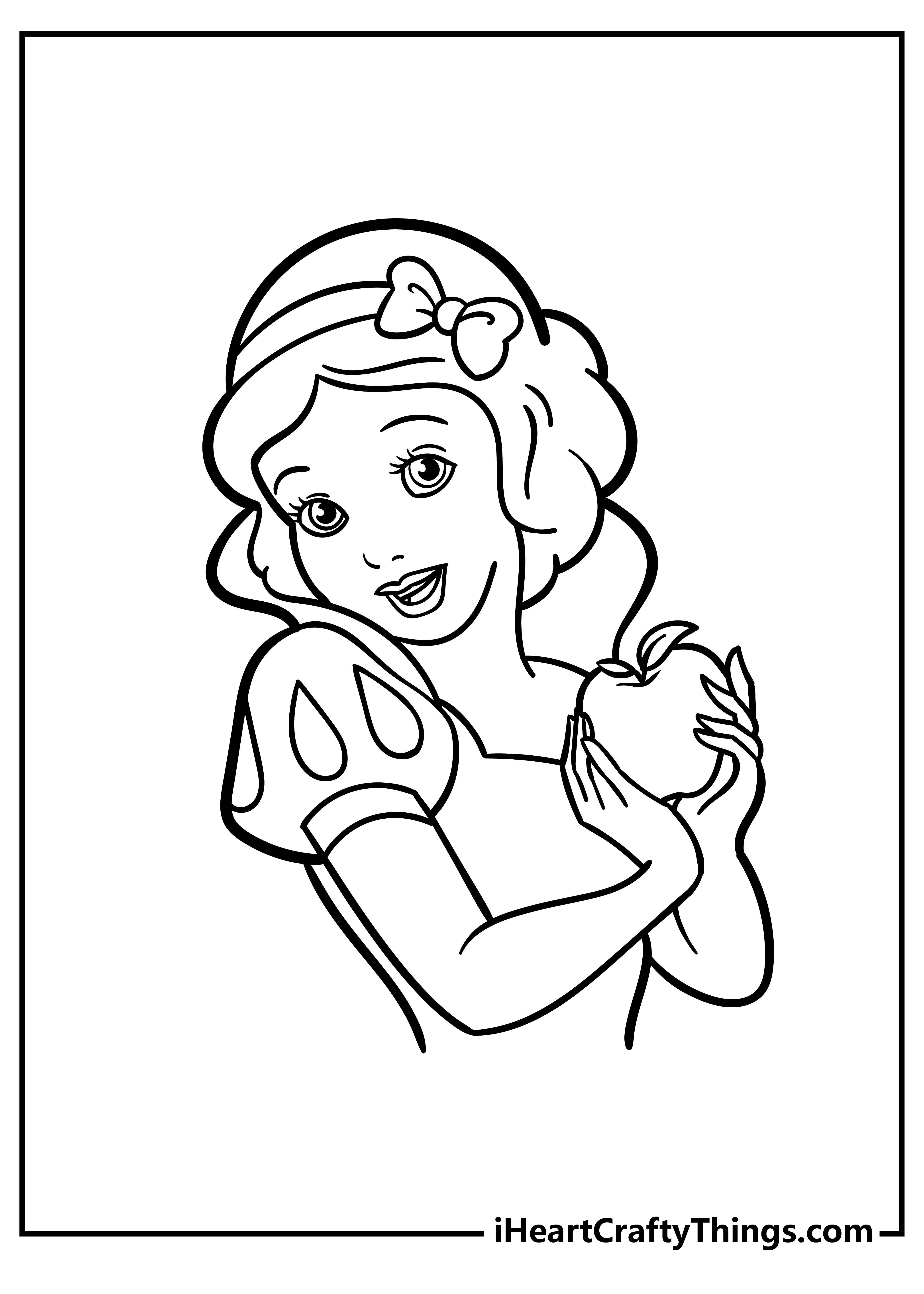 37 Snow White Coloring Pages Printable 4