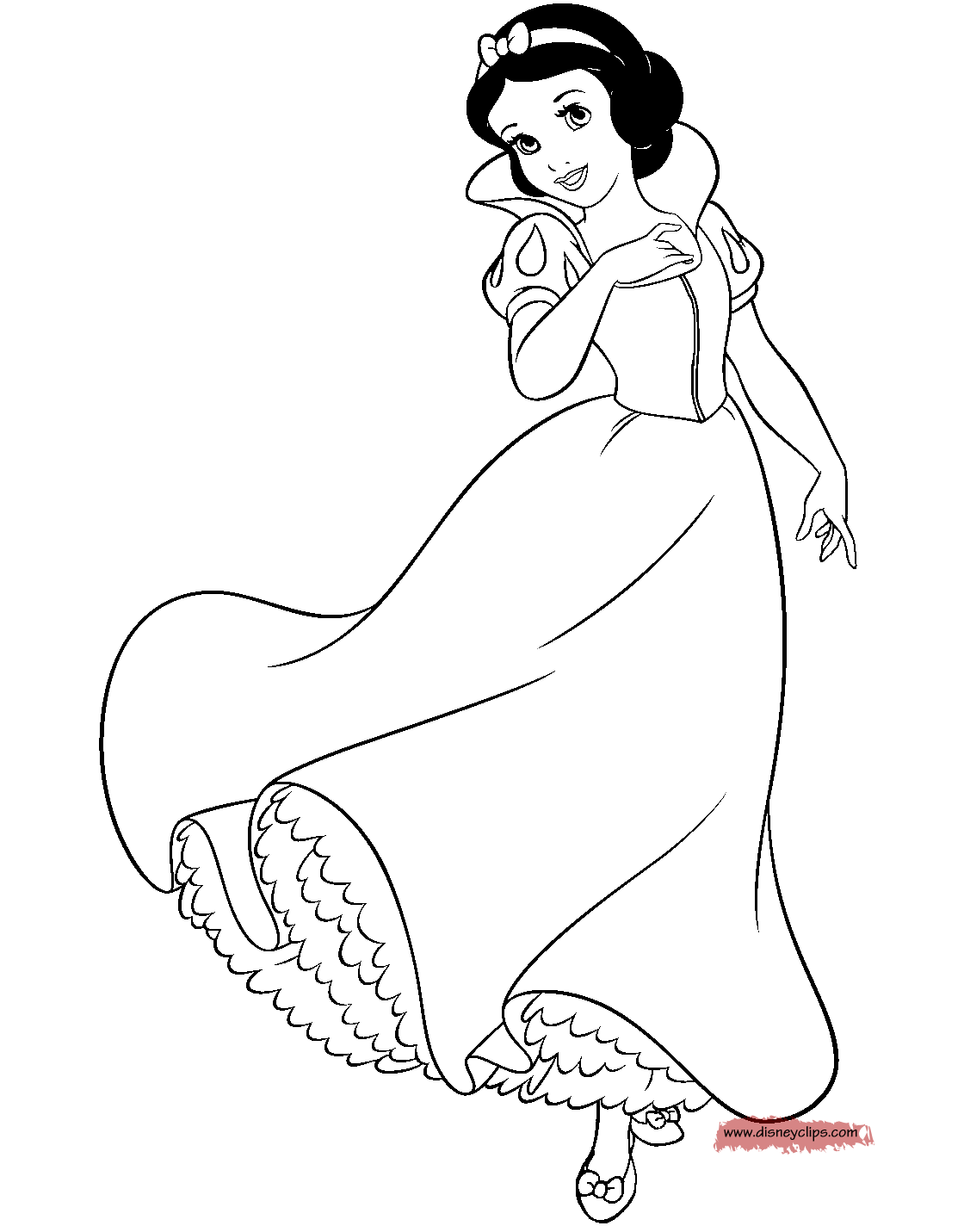 37 Snow White Coloring Pages Printable 6