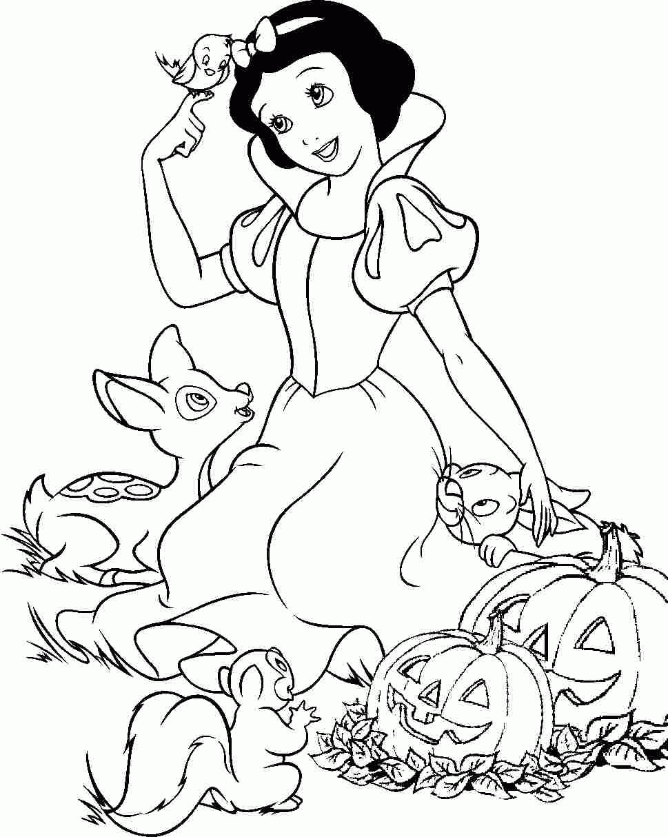 37 Snow White Coloring Pages Printable 8