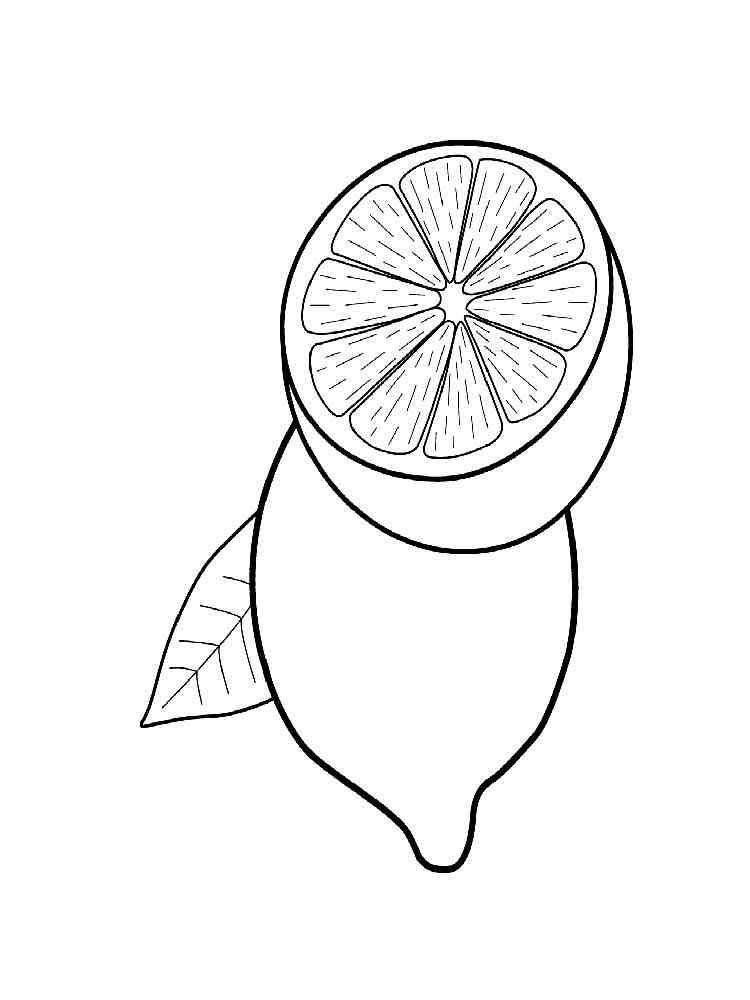 37 Sweet Lemon Coloring Pages Printable 1