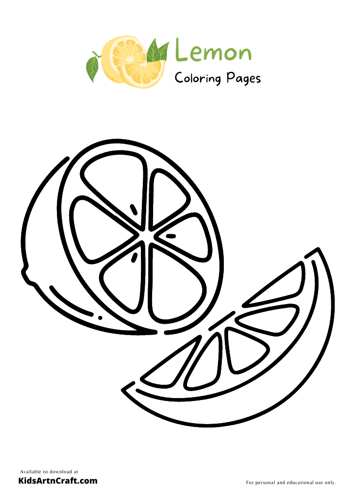 37 Sweet Lemon Coloring Pages Printable 25