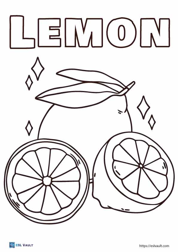 37 Sweet Lemon Coloring Pages Printable 5