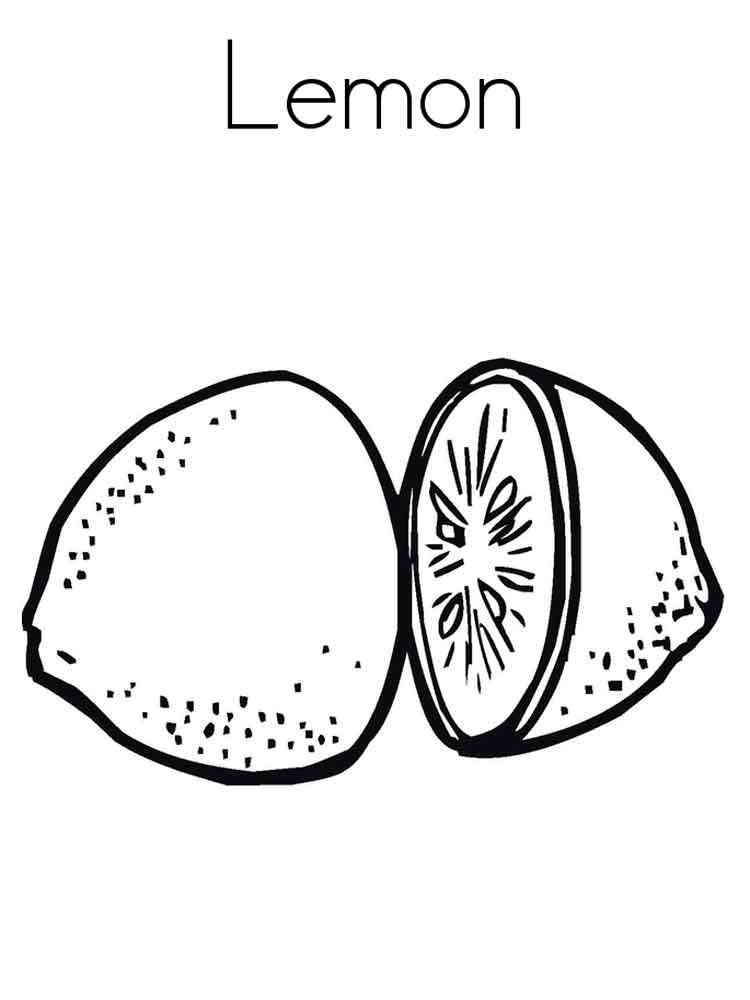 37 Sweet Lemon Coloring Pages Printable 6