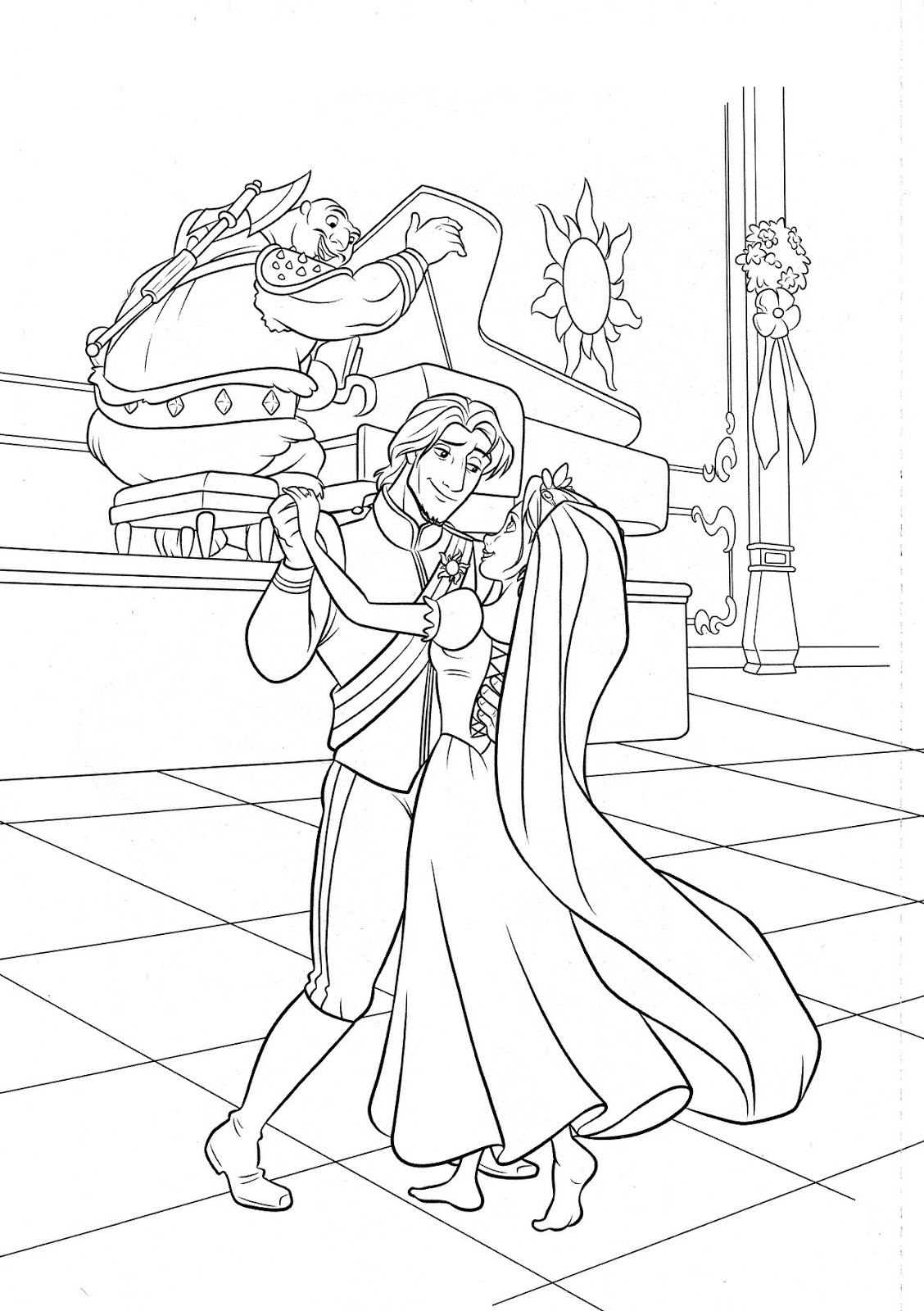 37 Tangled Coloring Pages Printable 17