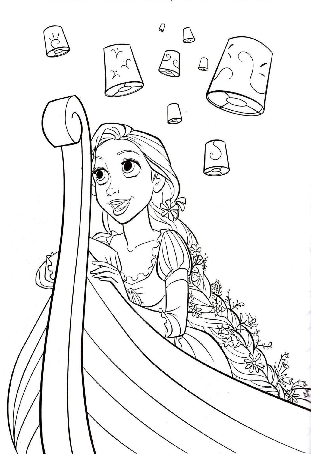 37 Tangled Coloring Pages Printable 18