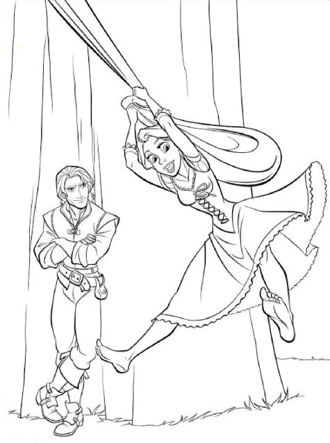 37 Tangled Coloring Pages Printable 25