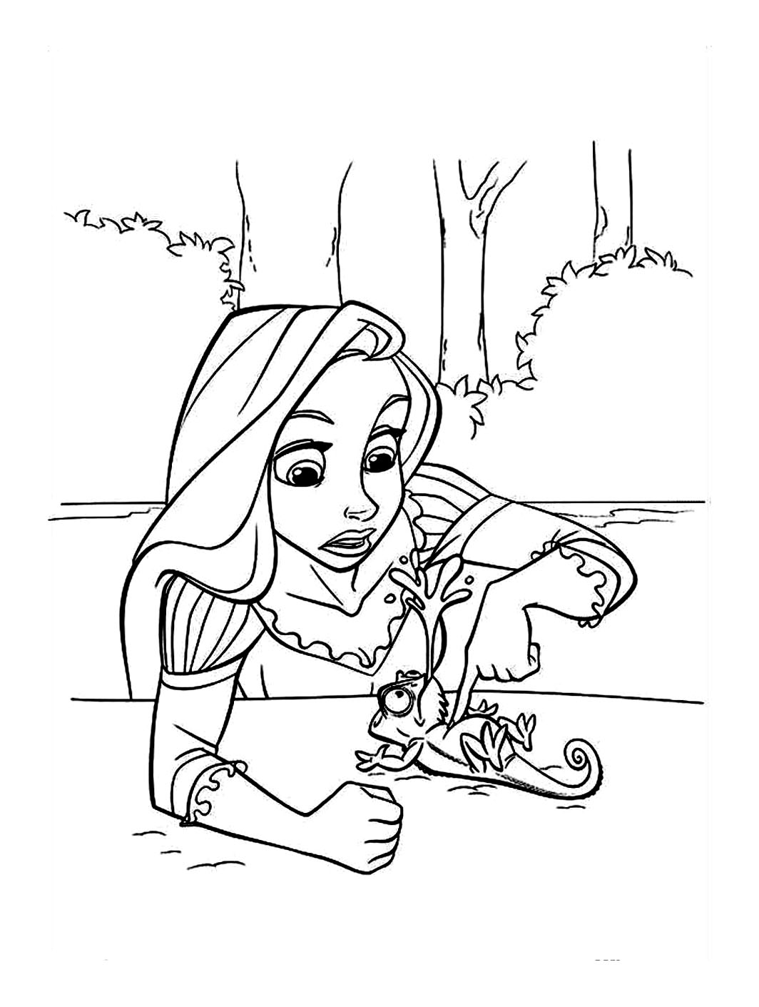 37 Tangled Coloring Pages Printable 30