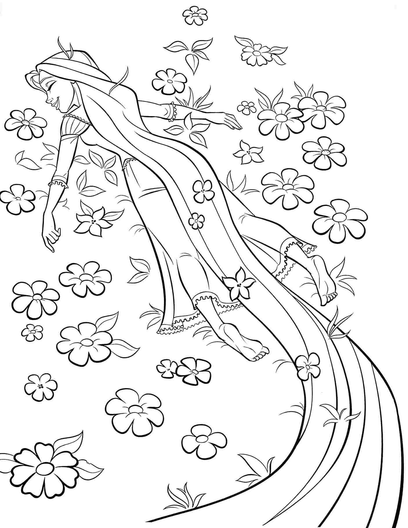 tangled coloring pages printable jpg