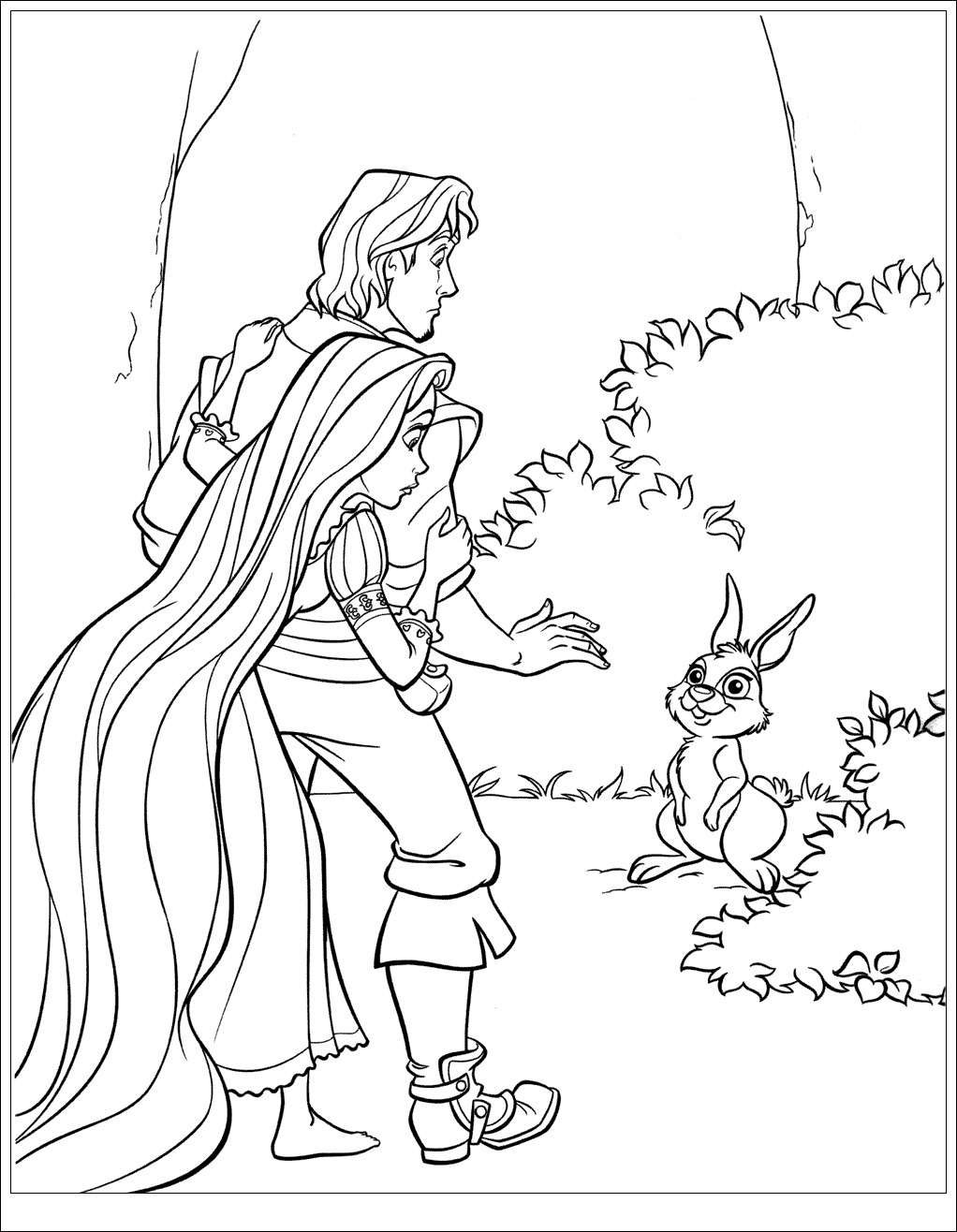 37 Tangled Coloring Pages Printable 35