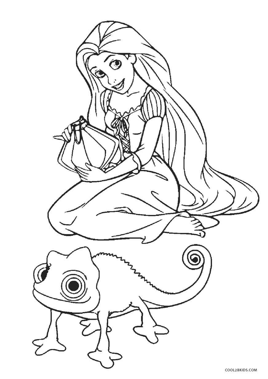 37 Tangled Coloring Pages Printable 4