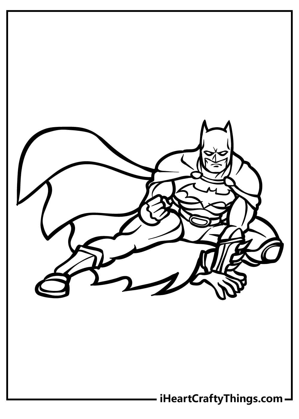 38 Batman Coloring Pages for Kids Printable 10