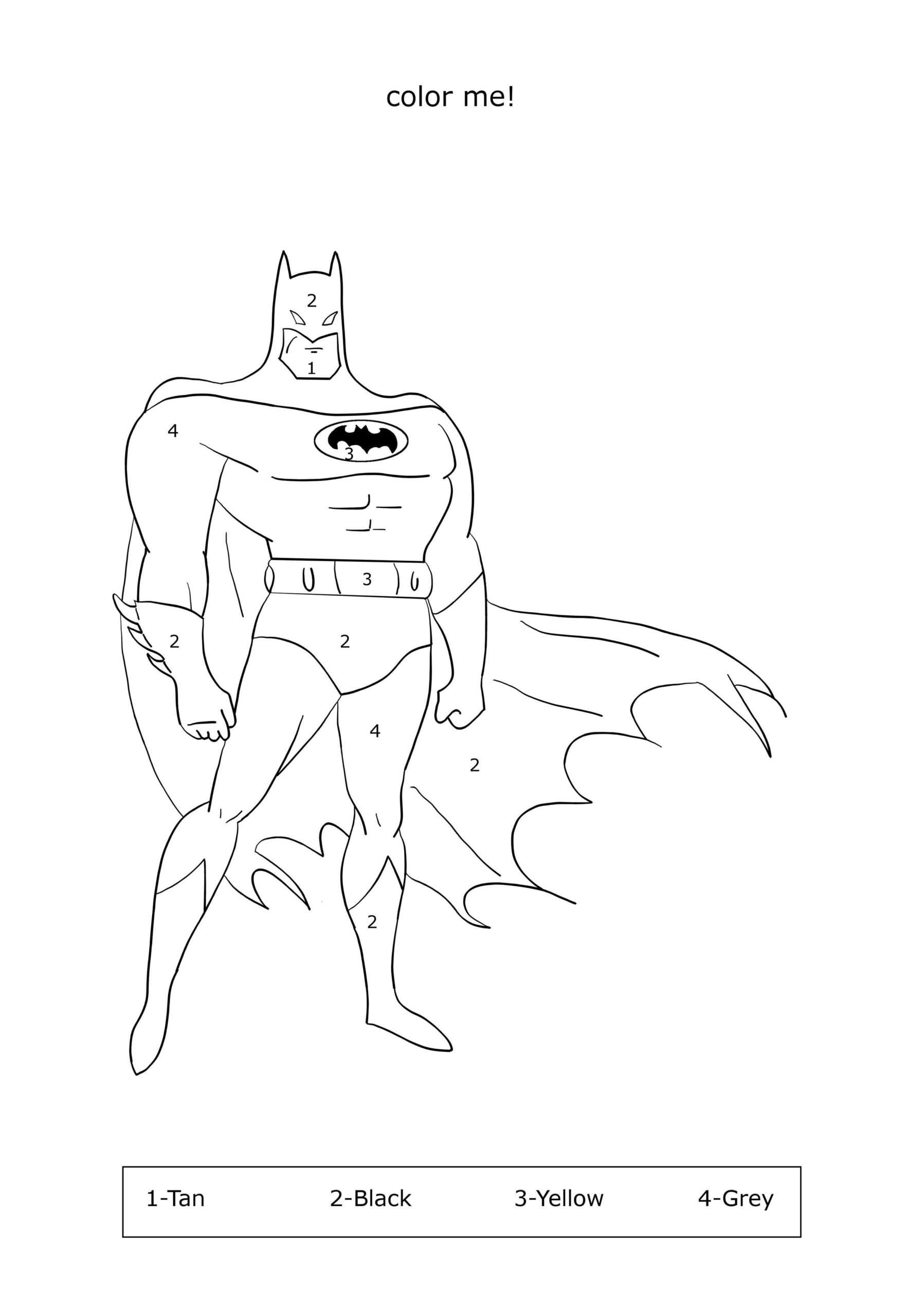 38 Batman Coloring Pages for Kids Printable 20