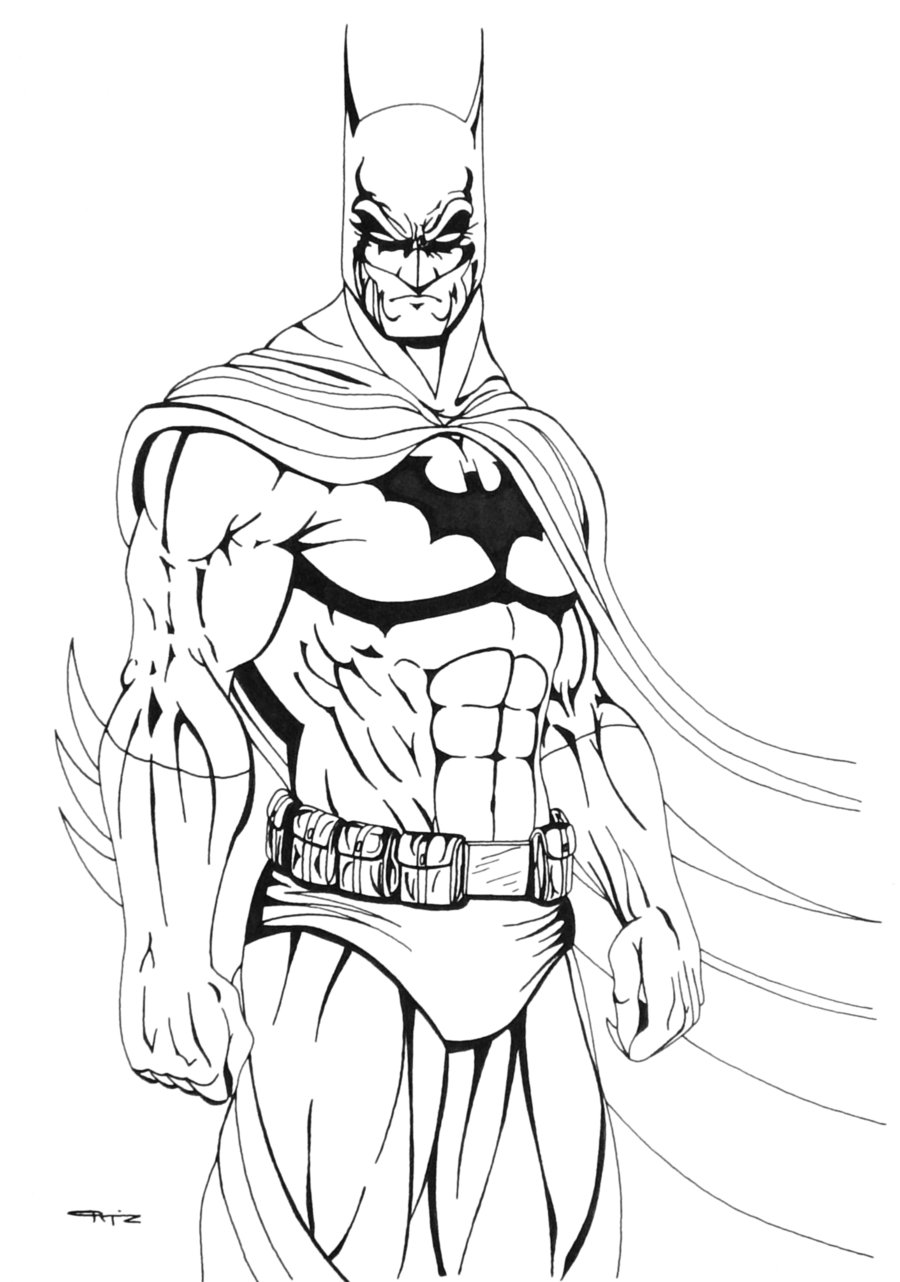 38 Batman Coloring Pages for Kids Printable 24