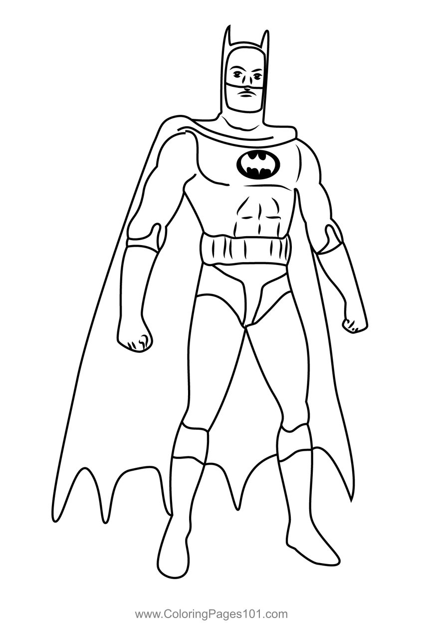 38 Batman Coloring Pages for Kids Printable 32