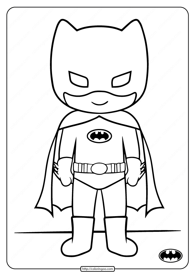 38 Batman Coloring Pages for Kids Printable 35