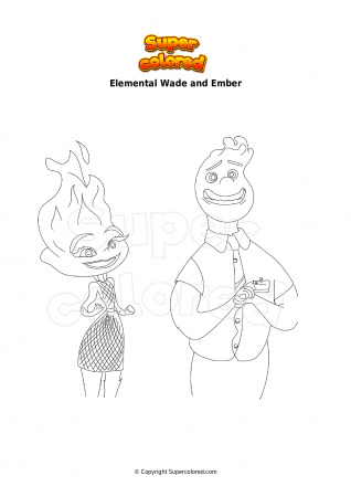 38 Creative Elemental Coloring Pages Printable 6