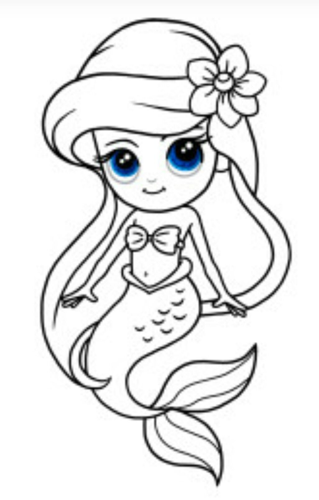 38 Cute Ariel The Little Mermaid Pictures Coloring Pages Printable 6