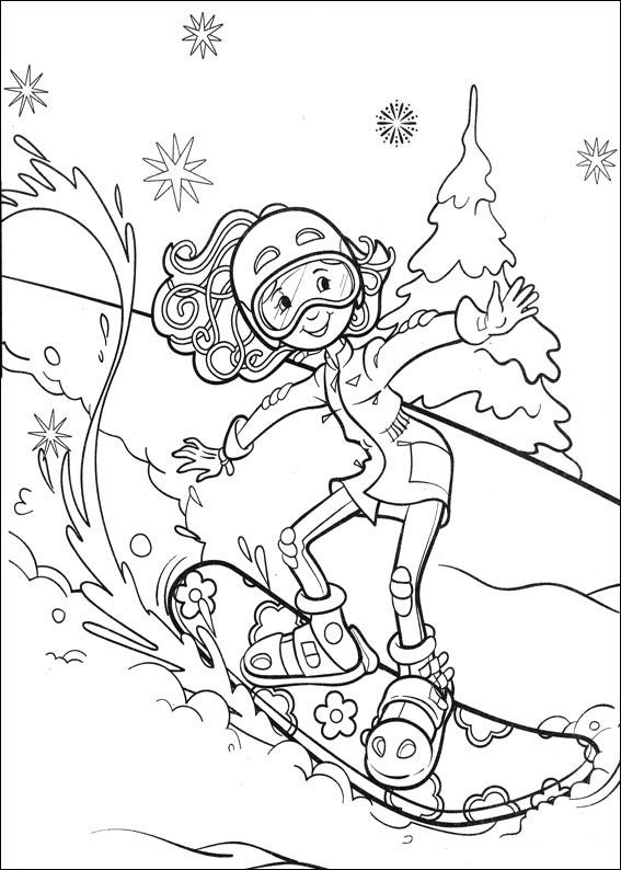 38 Fox Christmas Coloring Pages Printable 16