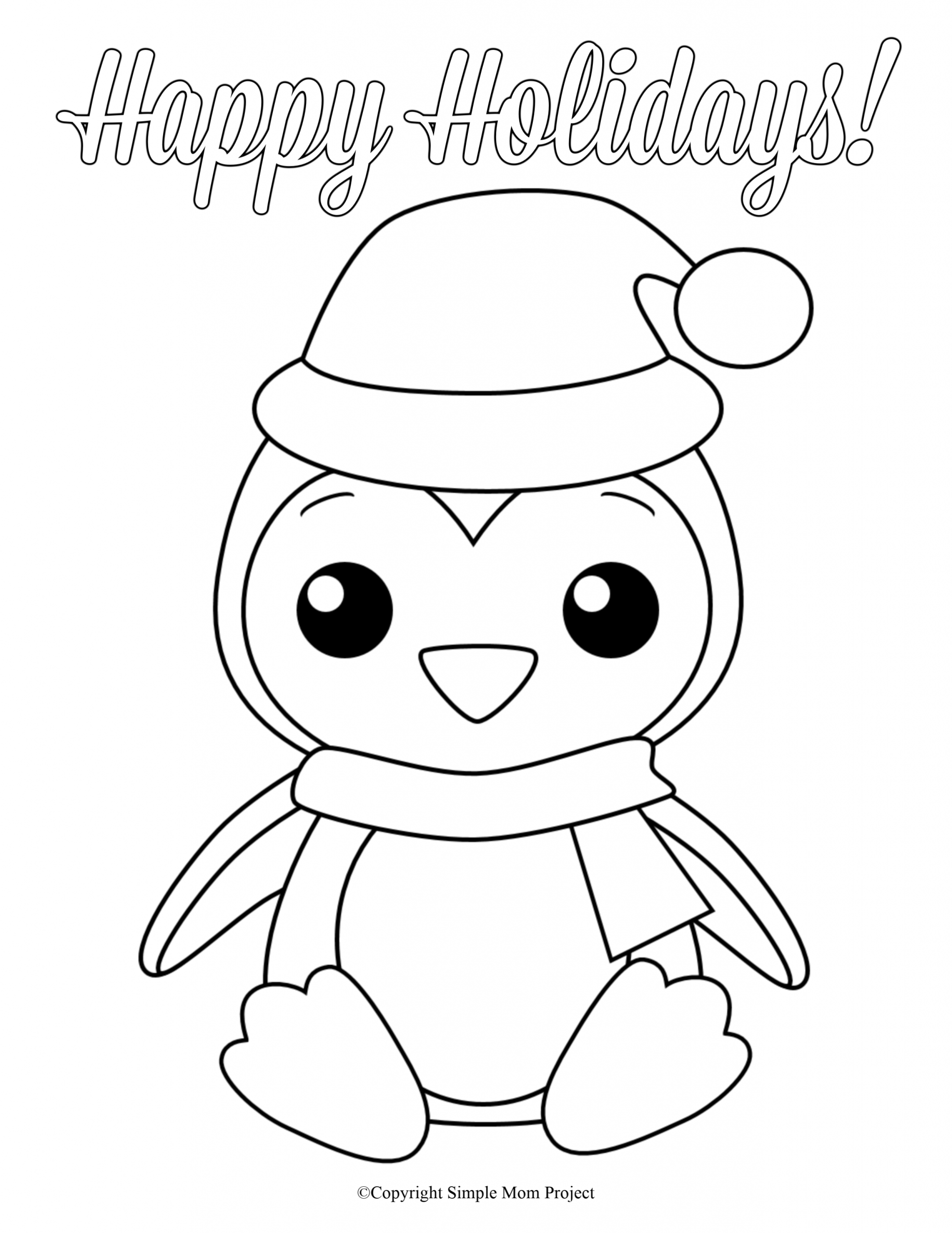 38 Fox Christmas Coloring Pages Printable 30