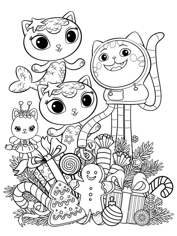 38 Fox Christmas Coloring Pages Printable 34