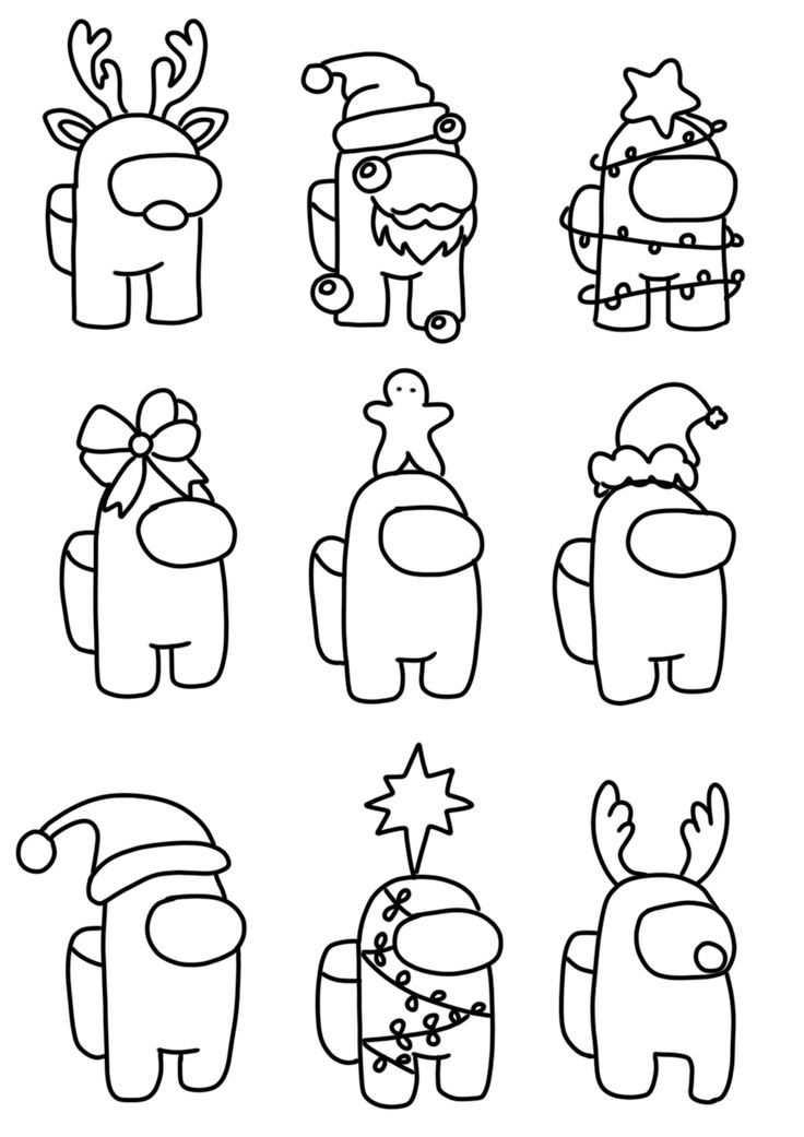 38 Fox Christmas Coloring Pages Printable 9