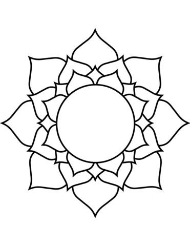 38 Serene Lotus Coloring Pages Printable 14