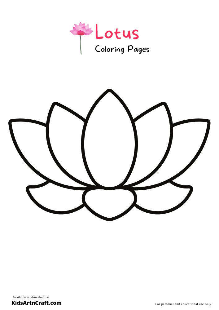 38 Serene Lotus Coloring Pages Printable 27