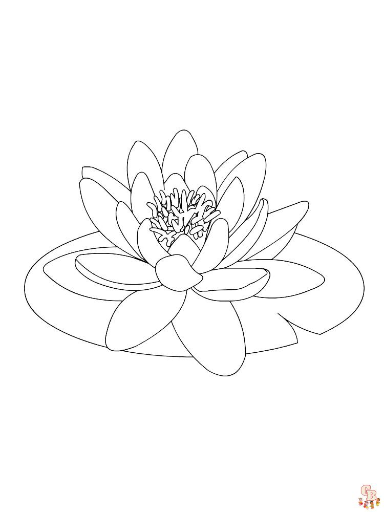 38 Serene Lotus Coloring Pages Printable 34