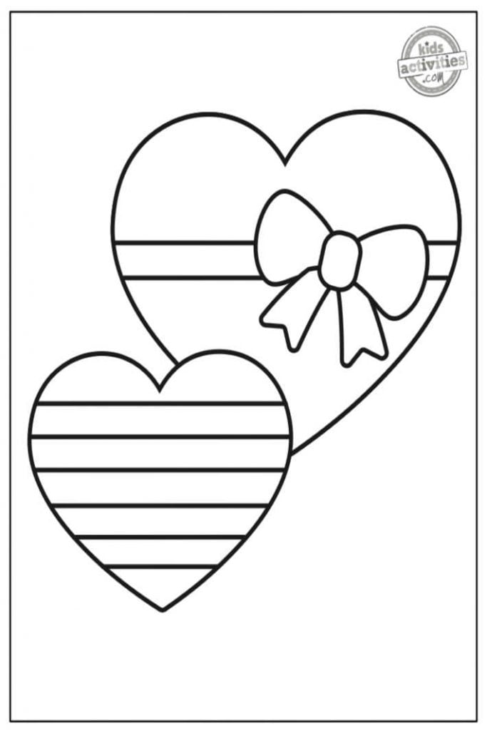 38 Valentine Heart Coloring Pages Printable 30