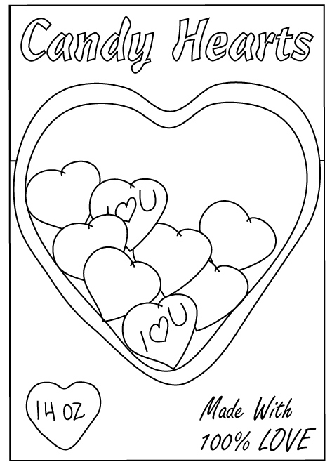 38 Valentine Heart Coloring Pages Printable 33