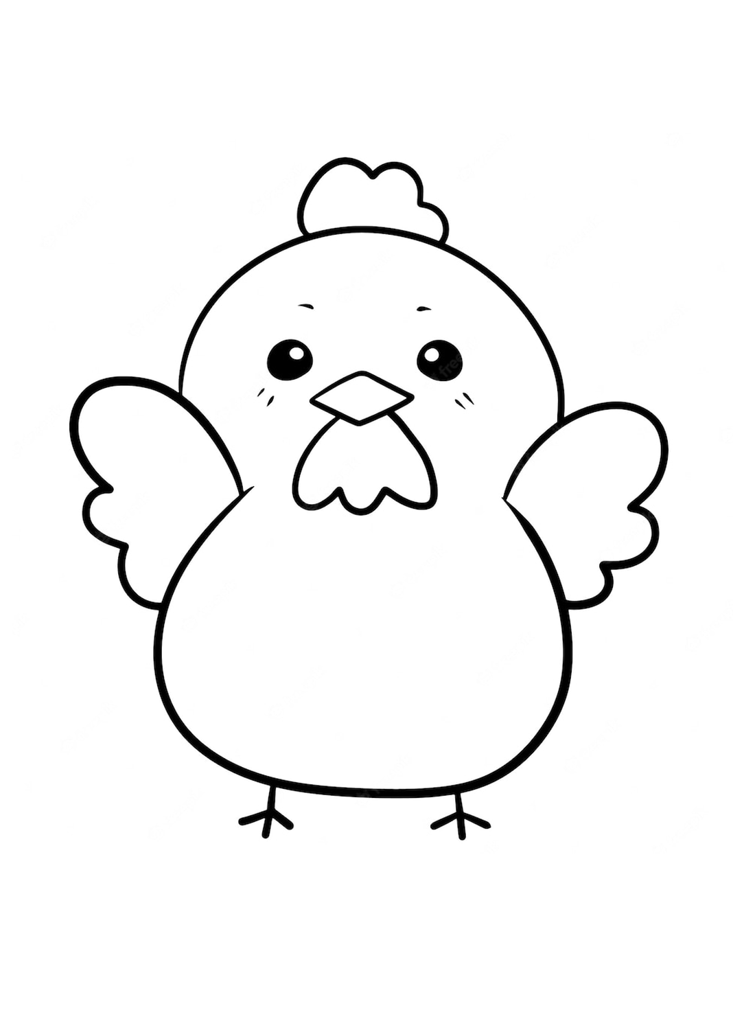 39 Cute Baby Chicks Coloring Pages Printable 11